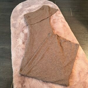 Naked Wardrobe Textured Brown Fabric